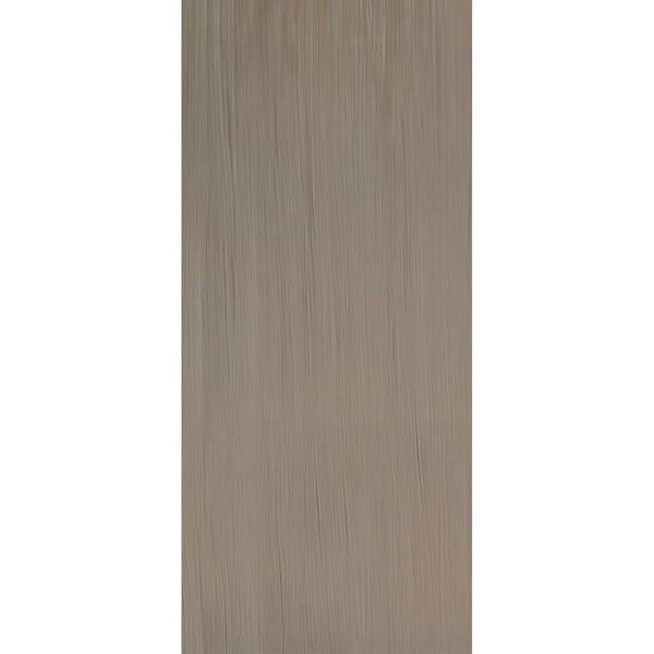 FROM PLAIN TO BEAUTIFUL IN HOURS Door Skin 0.06 in. D x 48 in. W x 84 in. L Concrete Groovz PVC Glue-Up Casing (2-Pack)/56 sq. ft.