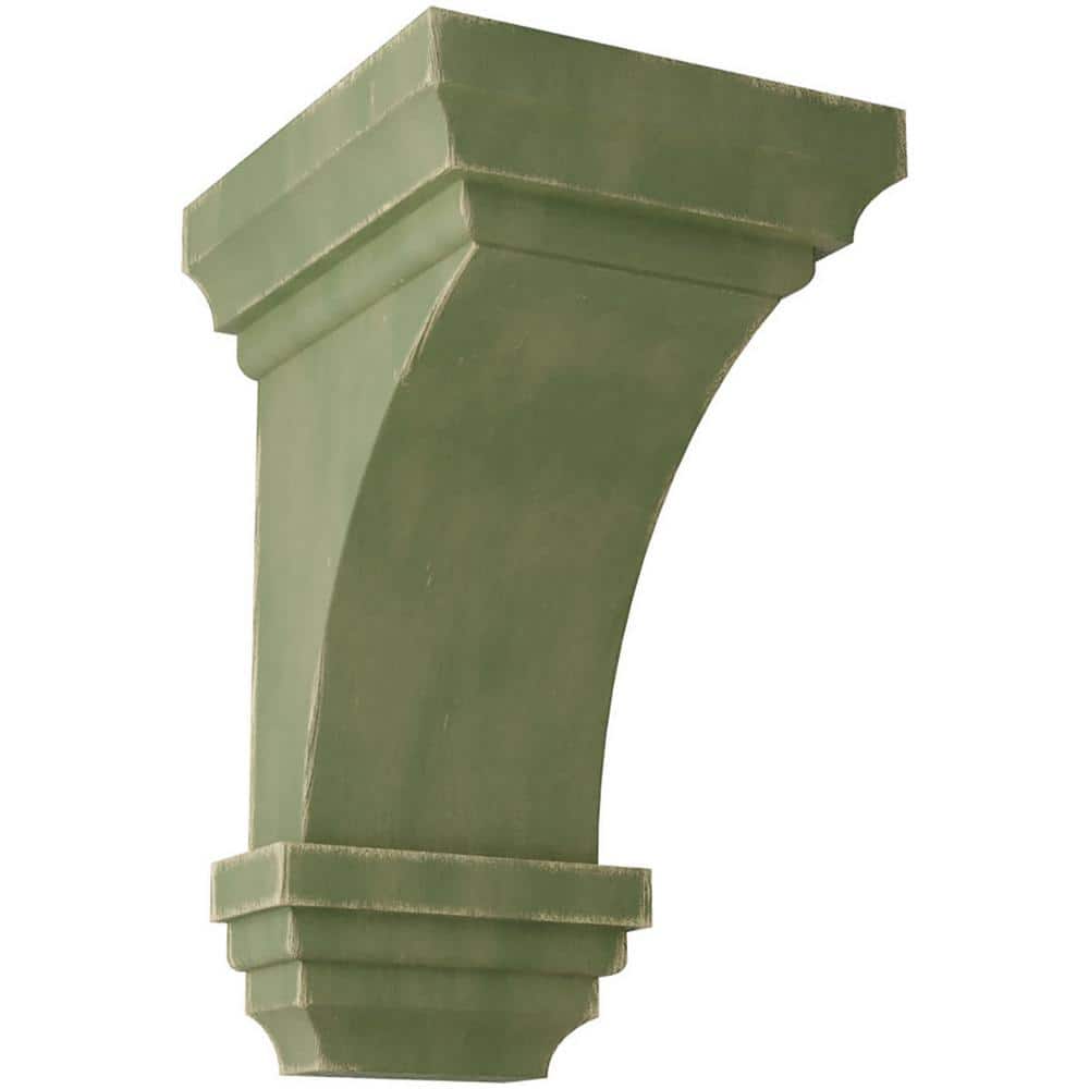 3-1/2 in. x 6 in. x 3-3/4 in. Restoration Green Mini Jefferson Wood Vintage Decor Corbel price history on PriceWatchPro
