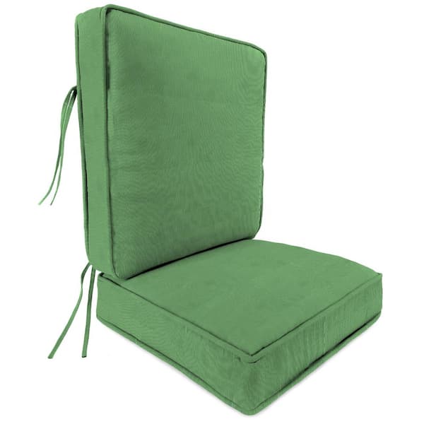 Jordan Manufacturing 22 in. L x 45 in. W x 4 in. T Outdoor Deep Seat Chair Cushion Set in Canvas Cucumber