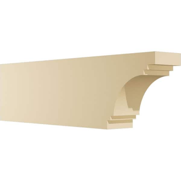 Ekena Millwork Standard Pescadero 5 in. W x 10 in. H x 36 in. D Signature Urethane Rafter Tail Outlooker