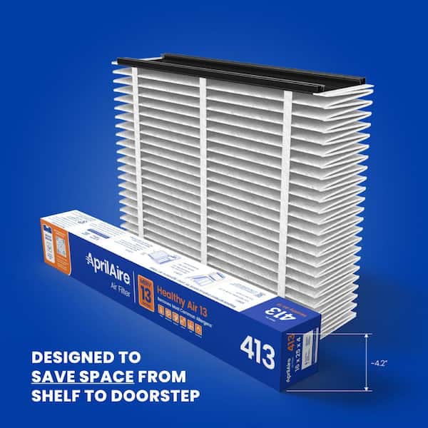 AprilAire 413 16 in. x 25 in. x 4 in. MERV 13 FPR 12+ Pleated