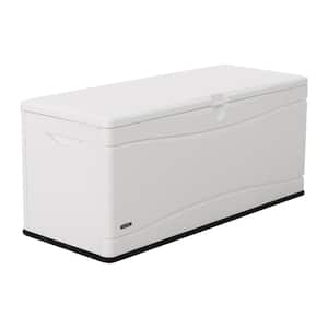 Lifetime 150 Gallon Outdoor Storage Deck Box, Storm Dust Gray (60215) 