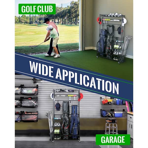 LTMATE 121 lbs. Golf Storage Garage Rack and Other Golfing Equipment  Organizer HDM529DM - The Home Depot