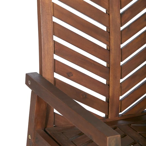 outdoor chevron rocking chair