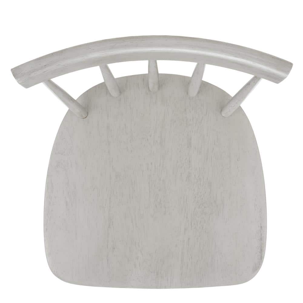 Tally Gray Wood Windsor Counter Stool