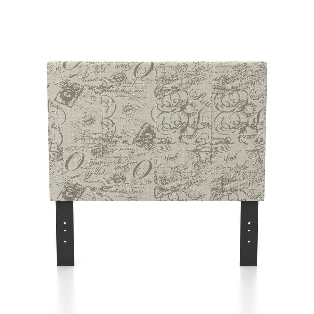 Zenna Beige Script Twin Headboard price history on PriceWatchPro