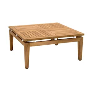 Arno Teak Square Wood Outdoor Coffee Table
