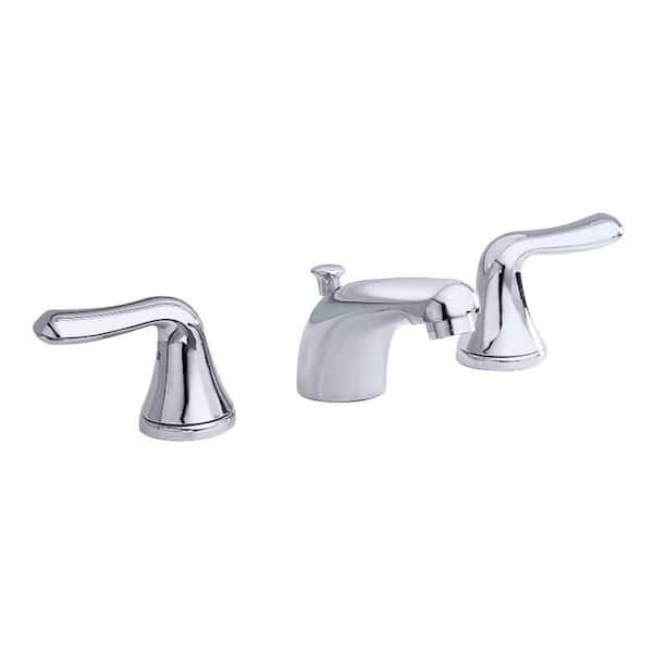American Standard Colony Soft 8 in. Widespread 2-Handle Low-Arc Bathroom Faucet in Polished Chrome with Speed Connect Drain