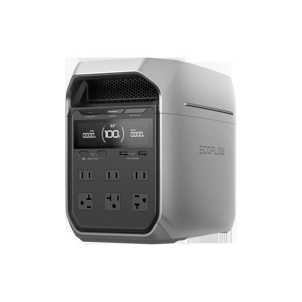1024-Watt DELTA 3 Plus, 1800-Watt Output, LFP Power Station, Home Backup, C
