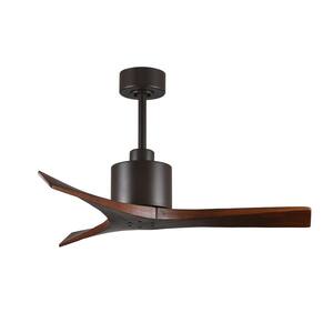Mollywood 42 in. Textured Bronze Ceiling Fan with Hand Held Remote and Wall Control