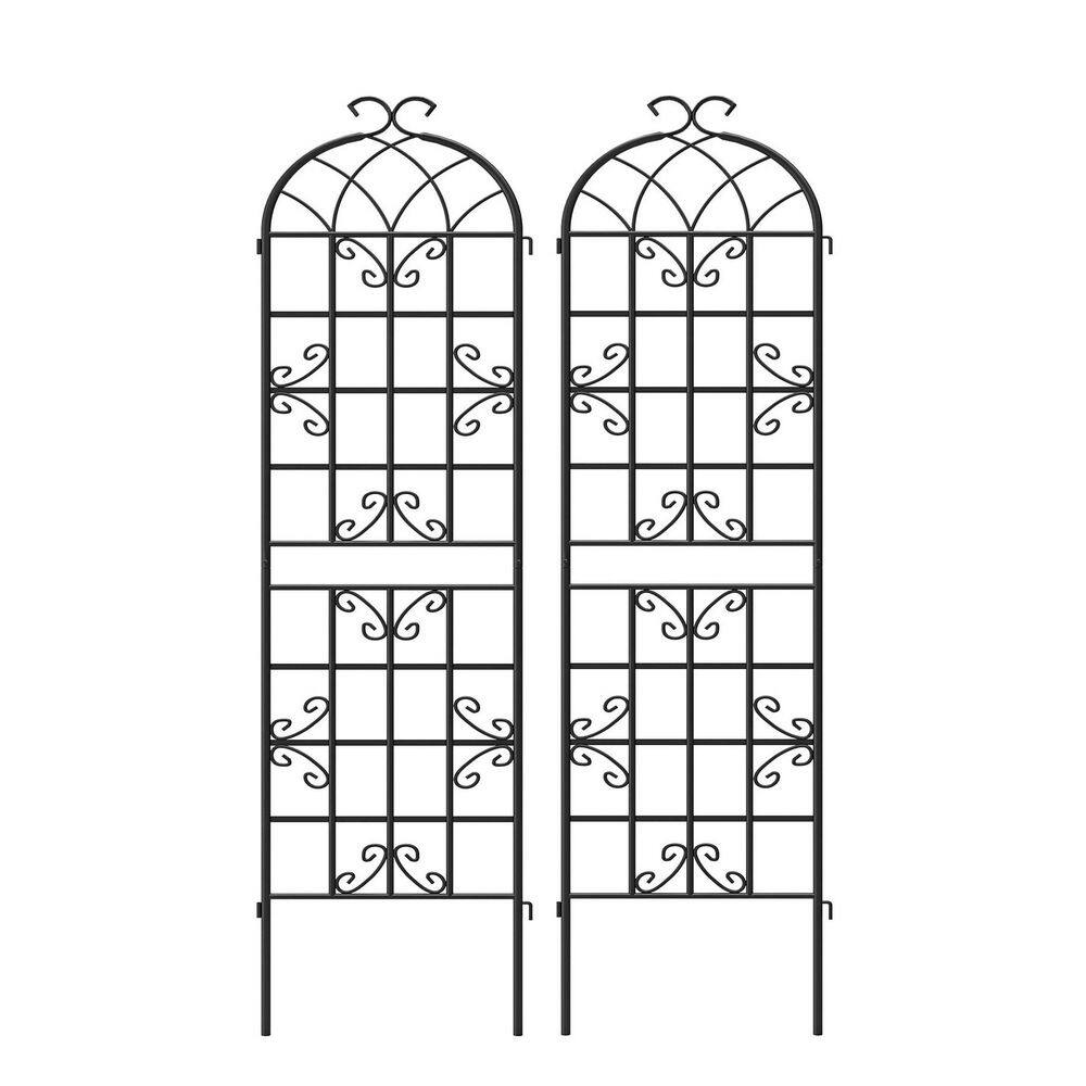 87 in. Decorative Plant Trellis Vegetables and Flower Trellis 2-Pack price history on PriceWatchPro