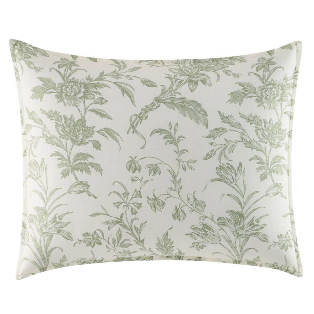 Sage Green Cotton Twin Bedspread Cover Set