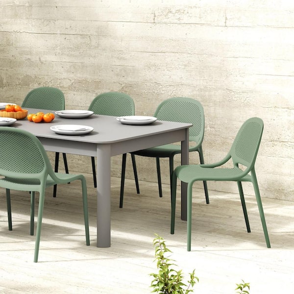 Jamesdar Shay Aloe Green Stackable Dining Chair Set of 4 JCHA140