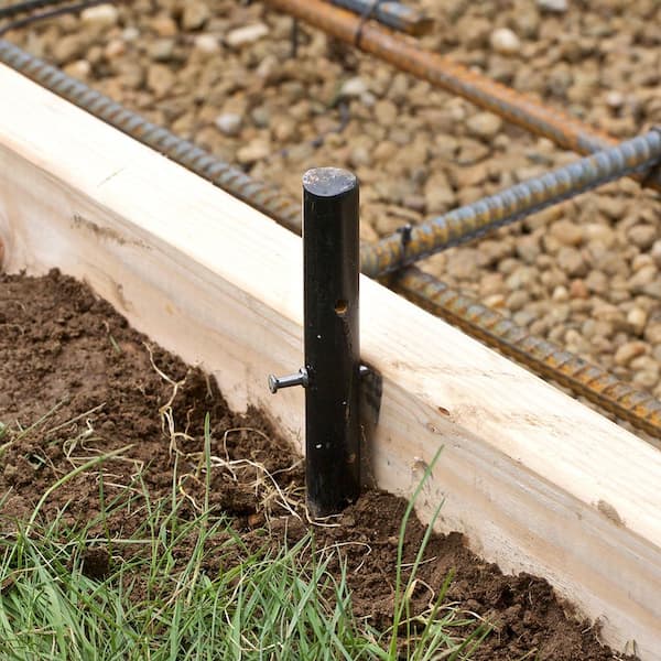 18 in. Round Steel Stakes (20-Pack)