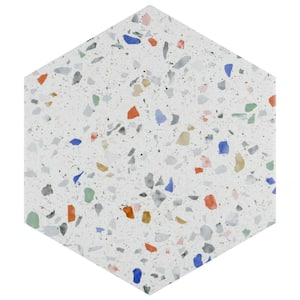 Venice Hex Colors Light 8-5/8 in. x 9-7/8 in. Porcelain Floor and Wall Tile (11.5 sq. ft./Case)