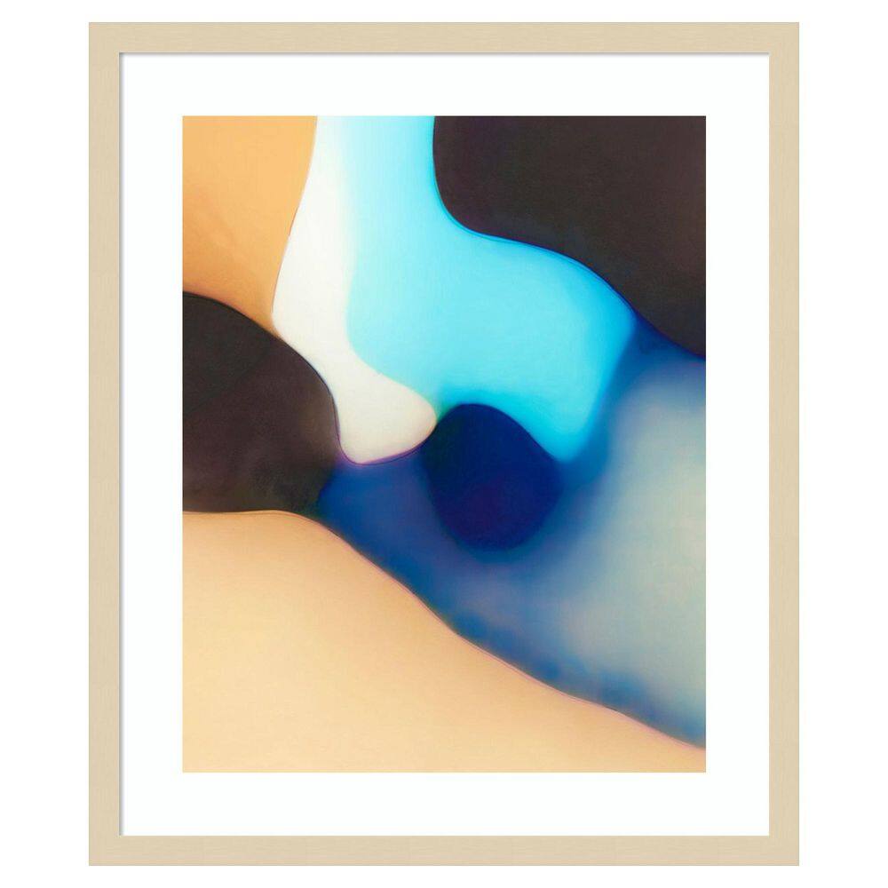 Interlocking Colors VIII by Alonzo Saunders 1 Piece Framed Giclee Abstract Art Print 25 in. x 21 in. price history on PriceWatchPro