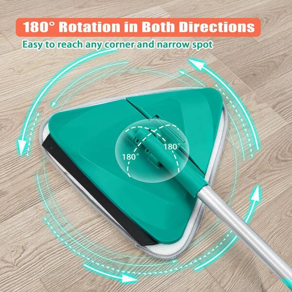 Wall Cleaner Mop,73Wall Mop Cleaner With Long Handle,Ceiling Dust Mop With 15° Bent Labor-Saving Elbow Extension Pole For Cleaning Walls Window Ceiling Floor Car High Cabinet - View #2