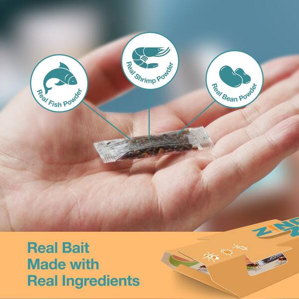 ZINGZAP Roach Glue Trap Cantaloupe Scent, Natural Bait Capsule