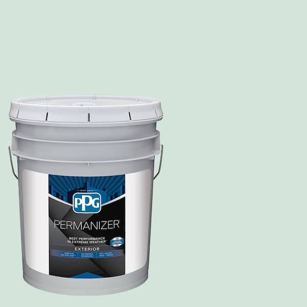 5 gal. PPG1139-1 Summer Breeze Flat Exterior Paint
