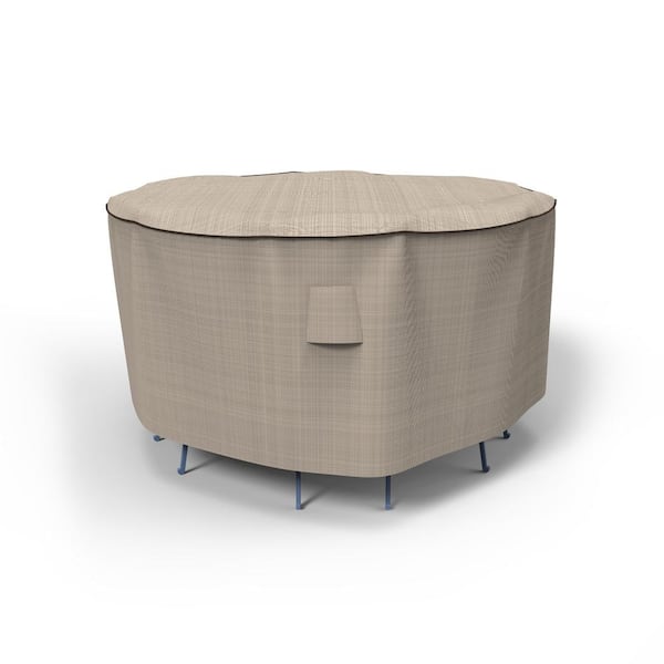 Budge StormBlock Mojave Medium Black Ivory Patio Bar Table and Chairs Combo Cover