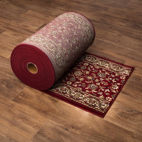 Mud Master Carpet Mat - 3 x 12', Red - ULINE - H-1685R