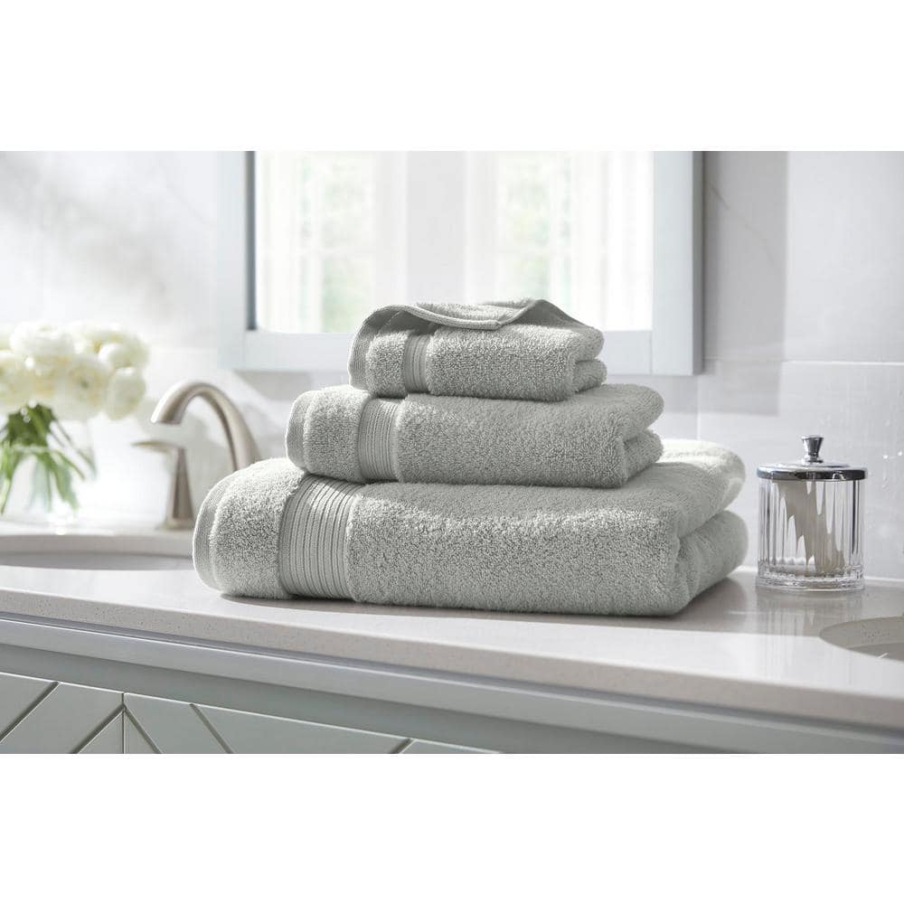 Home Decorators Collection Egyptian Cotton Shadow Gray 6Piece Bath