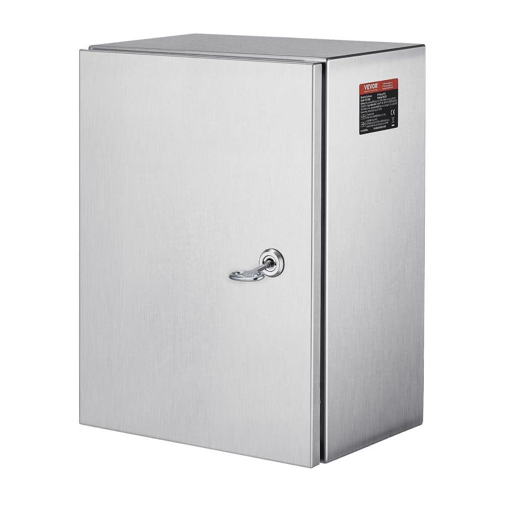 1536 cu. in. Electrical Enclosure Box 16 x 12 x 8 in. NENA 4X IP66 Wall Mount Junction Box Stainless Steel 4 Knockouts price history on PriceWatchPro