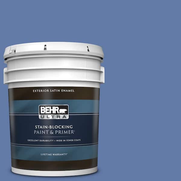 BEHR ULTRA 5 gal. #M540-6 Miracle Elixir Satin Enamel Exterior Paint & Primer