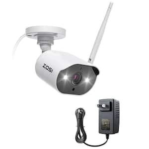 ZG3023A 3MP Add-on Wireless Home Security Camera, Only Work with NVR Model ZR08JP ZR08LL, White