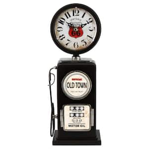 Old Town Black Table Top Clock