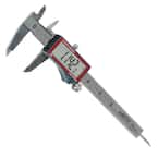 AccuMASTER Digital Vernier Caliper Stainless Steel 6 in. Tool Displays Fractions to 1/64 in Decimal Inches, Millimeters