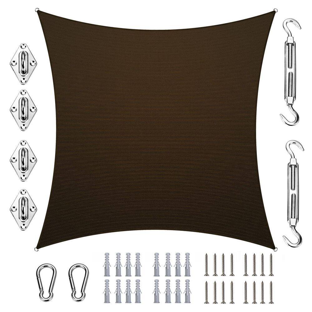 14 ft. x 20 ft. Rectangle Sun Shade Sail with Hardware Kit-Blue price history on PriceWatchPro