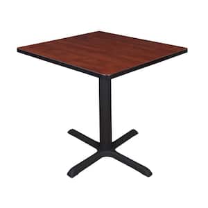 Bucy 30 in. L Square Cherry Wood Breakroom Table (Seats 4)