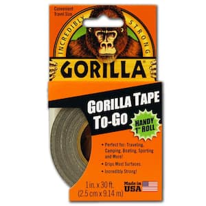 1 in. x 30 ft. Gorilla Tape To Go (12-Pack)