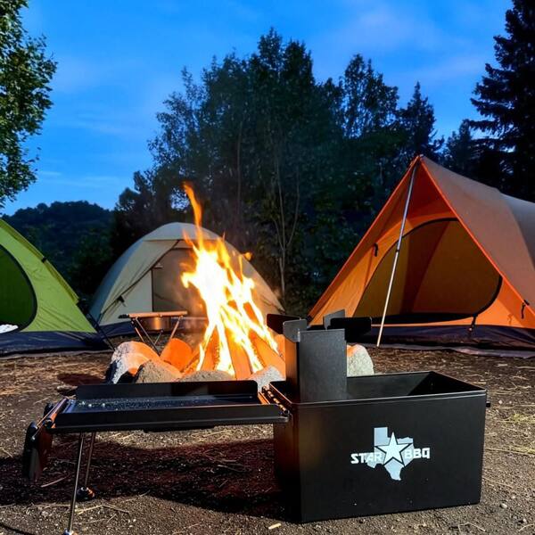 FIRE BOOST BBQ GRILL 焚き火台 ド定番！キャプテンスタッグの焚き火台「ヘキサステンレスファイア