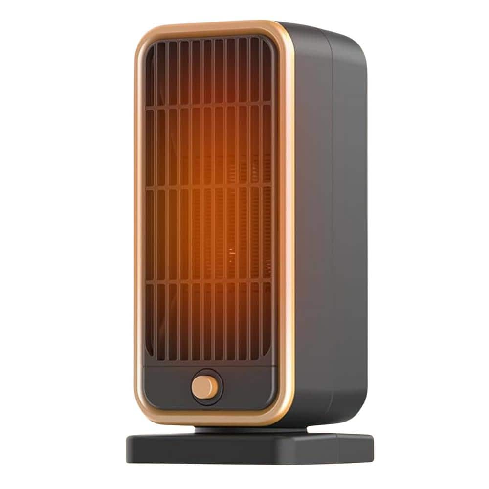 500-Watt 10 in. Electric Forced Air Indoor Ceramic Space Heater with 3s Fas