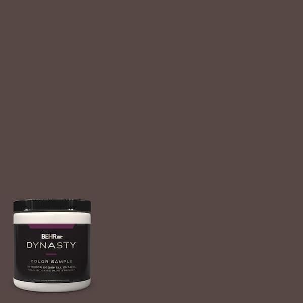 BEHR DYNASTY 8 oz. Home Decorators Collection #HDC-CL-14 Pinecone Path Eggshell Enamel Stain-Blocking Interior Paint & Primer Sample
