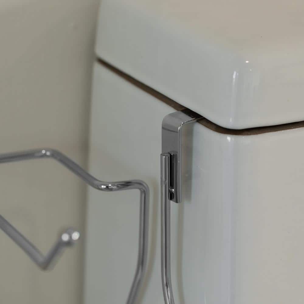 Chrome Over-the-Tank Dual Toilet Paper Holder Set