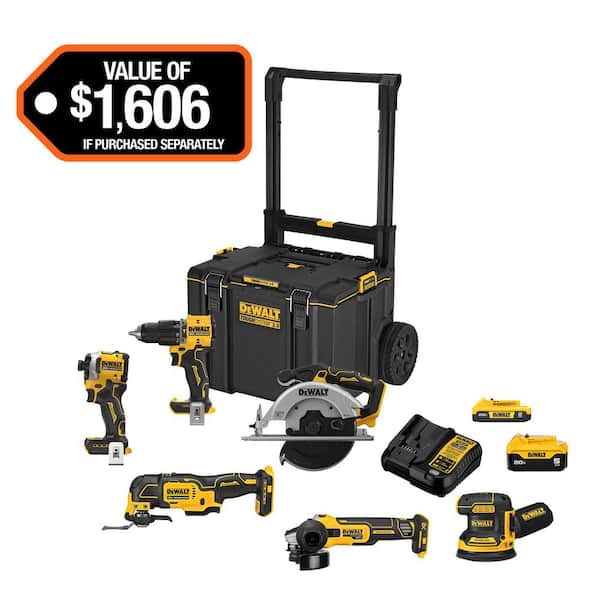 20-Volt MAX ToughSystem Lithium-Ion 6-Tool Cordless Combo Kit