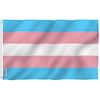 Fly Breeze 3 ft. x 5 ft. Polyester Transgender Pride Flag 2-Sided Flag Banner with Brass Grommets and Canvas Header