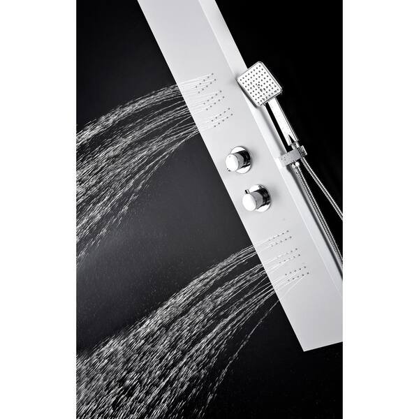 ANZZI ARENA Series 60 in. 2-Jetted Full Body Shower Panel System 