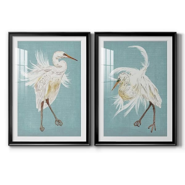 Wexford Home Pastel Birds I By Wexford Homes 2-pieces Framed Abstract 