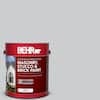 BEHR 1 gal. #770E-2 Silver Screen color Satin Interior/Exterior Masonry ...