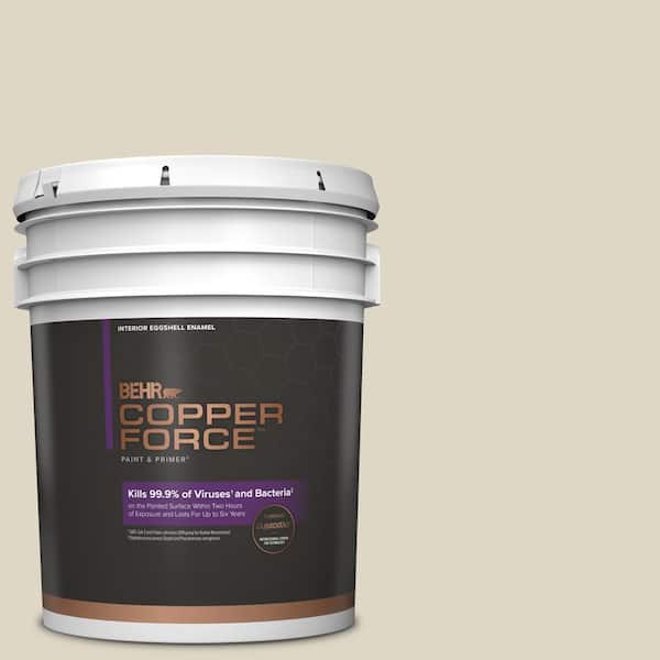 COPPER FORCE 5 gal. #BWC-27 Alpaca Blanket Eggshell Enamel Virucidal and Antibacterial Interior Paint & Primer