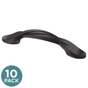 Liberty Essentials 3 in. (76 mm) Oil Rubbed Bronze Cabinet Drawer Spoon Foot Bar Pull (10-Pack)