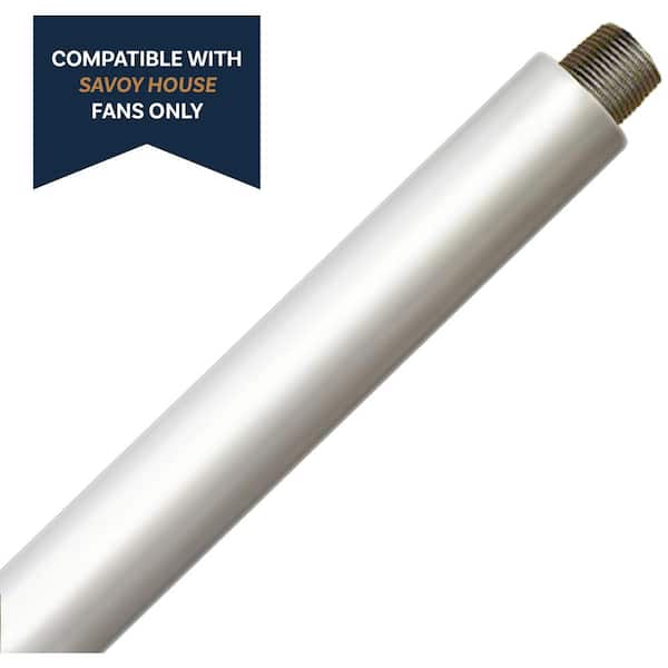 12 in. Extension Rod in Bisque White