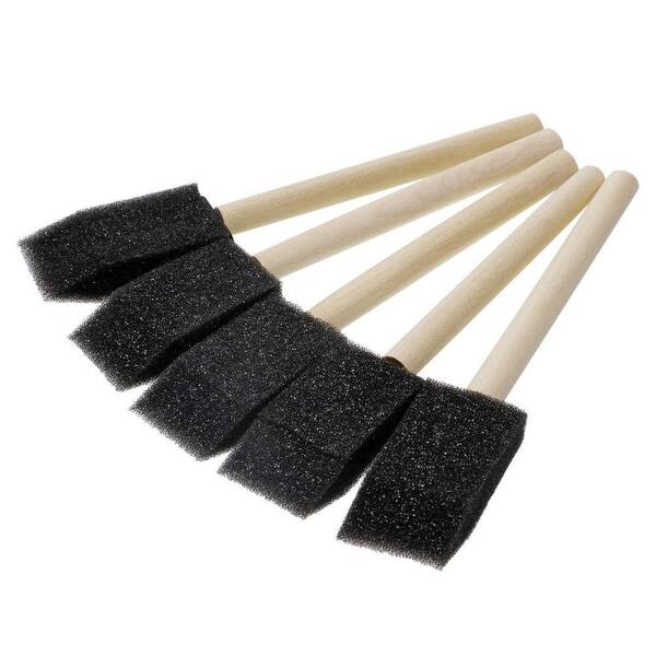 15pcs Foam Brush for Polyurethane Painting Sponge Brush Sponge Paint Brushes for Drawing Brush Sponge Painting Brush Painting Brush Bamboo Tool