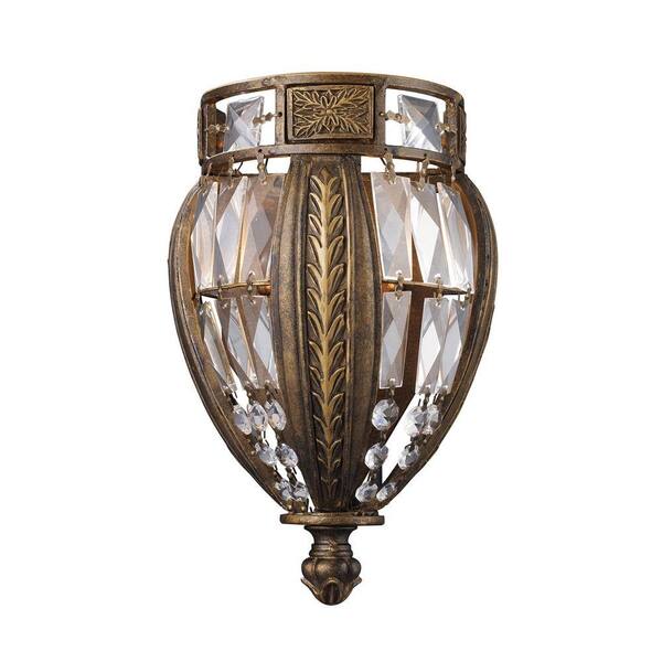 Titan Lighting Millwood 1-Light Antique Bronze Sconce