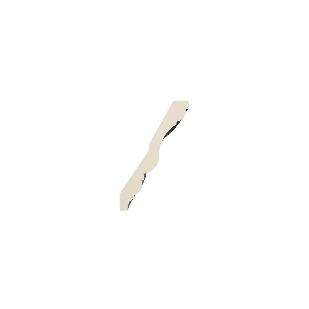 Alicia 96" Gray Polyurethane Crown Moulding