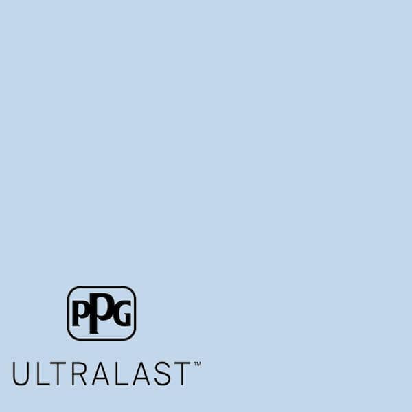 PPG UltraLast 1 qt. #PPG1242-2 Touch Of Blue Eggshell Interior Paint and Primer